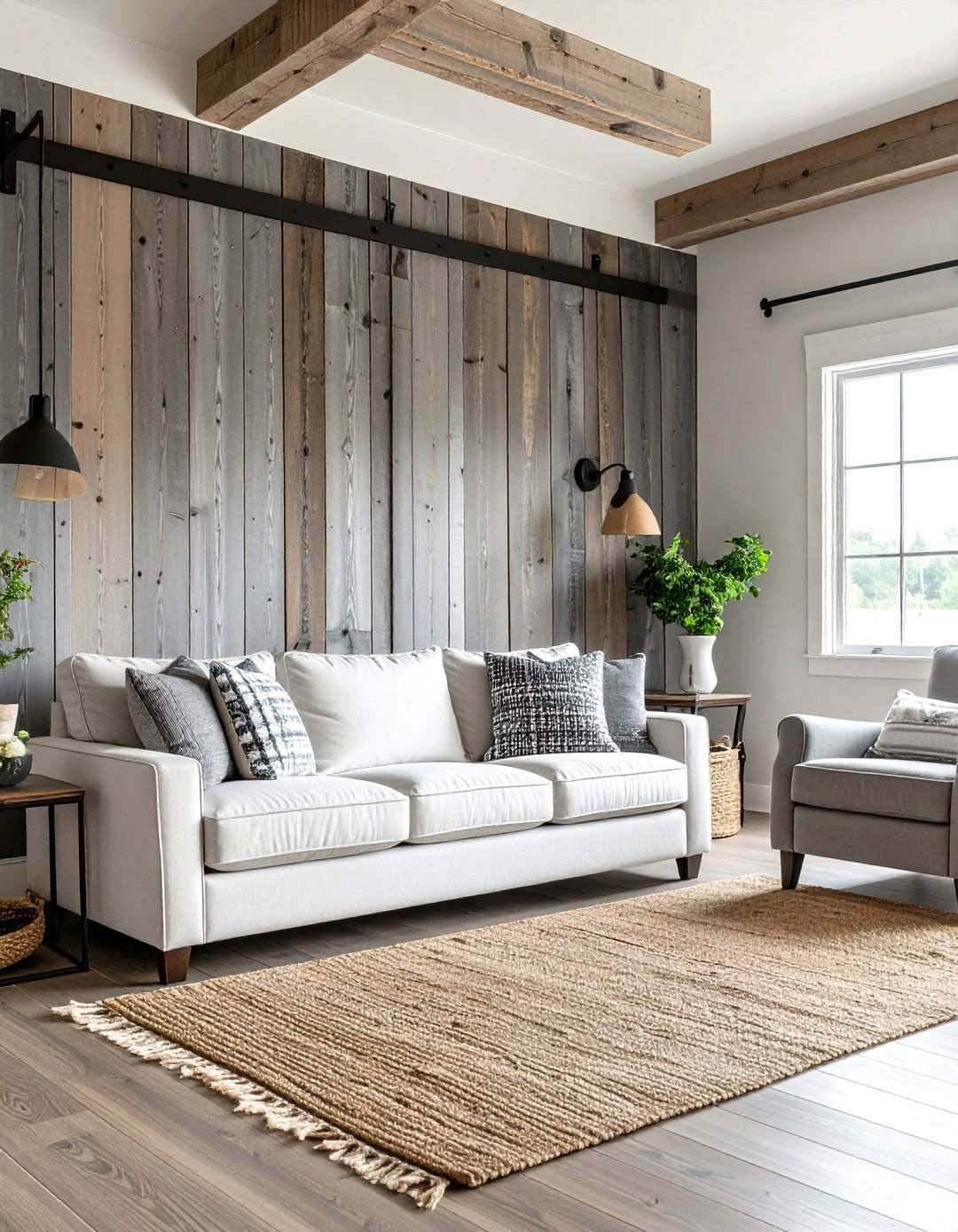 Weathered Gray Barnwood for Modern Farmhouse Style - 20 Barnwood Accent Wall Ideas