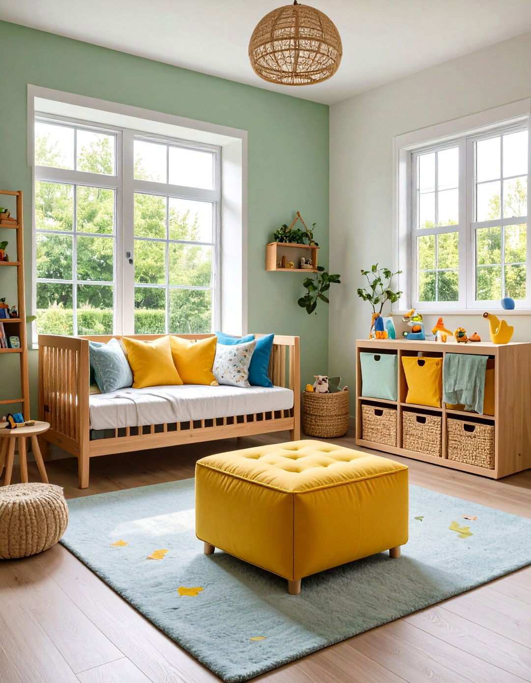 Window Seat Baby Room Cozy Corner - 20 Baby Room Ideas