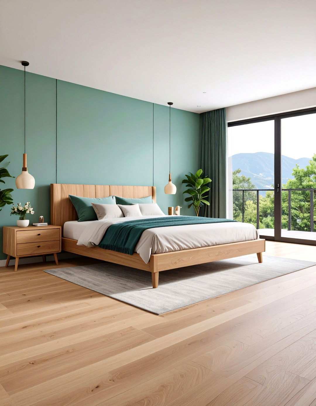 Wood Plastic Composite Bedroom Flooring for All Terrain Resilience - 20 Bedroom Flooring Ideas