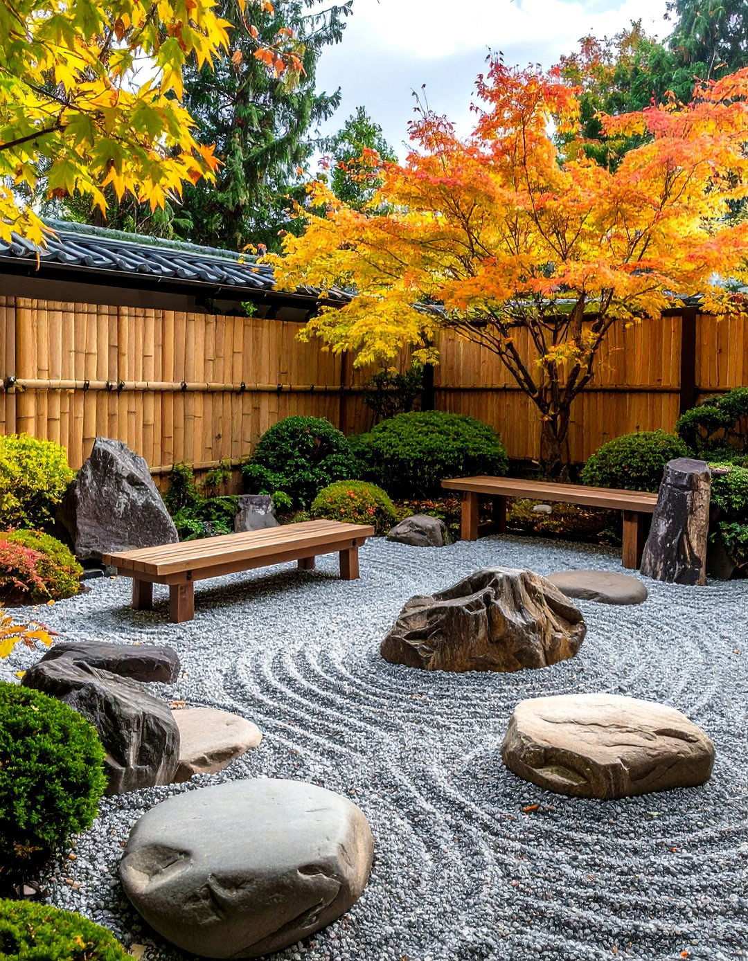 Zen Rock Corner Centers the Backyard Oasis - 20 Backyard Oasis Ideas